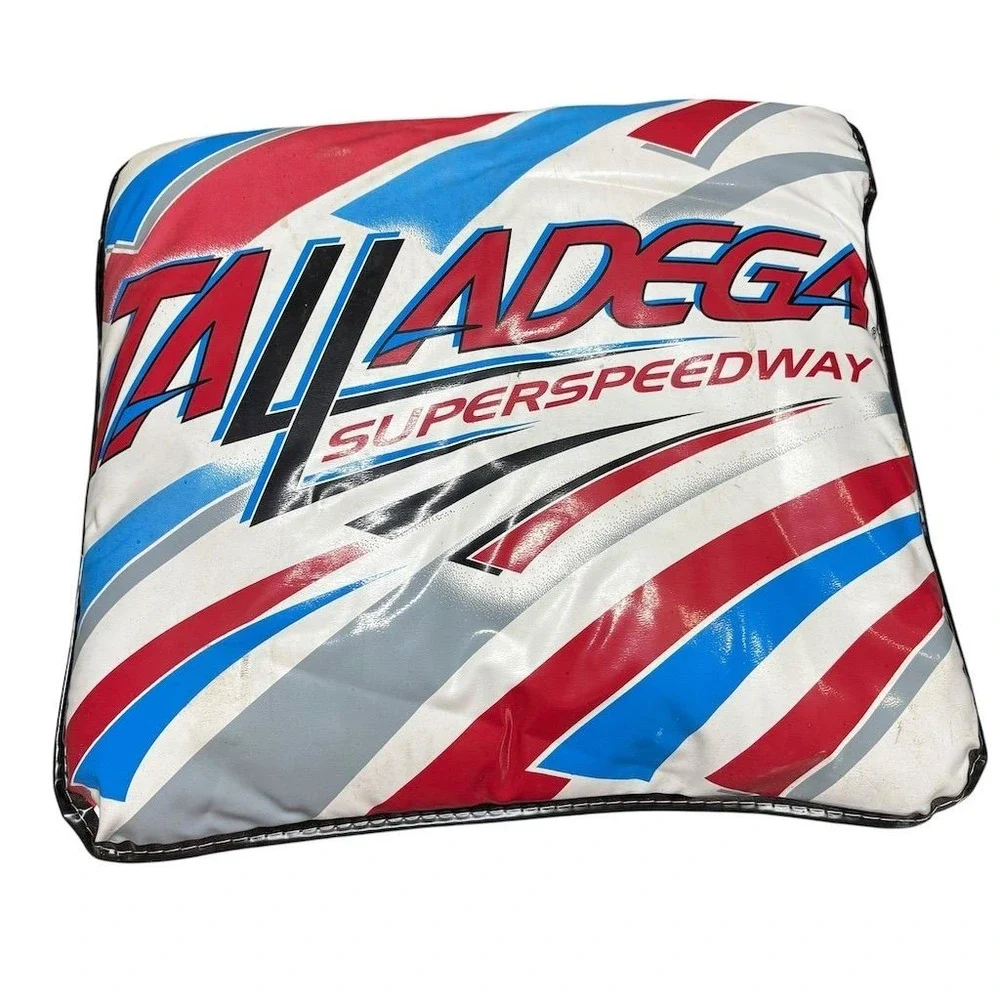 Vintage Talladega‎ Superspeedway Auto Racing Seat Cushion Original